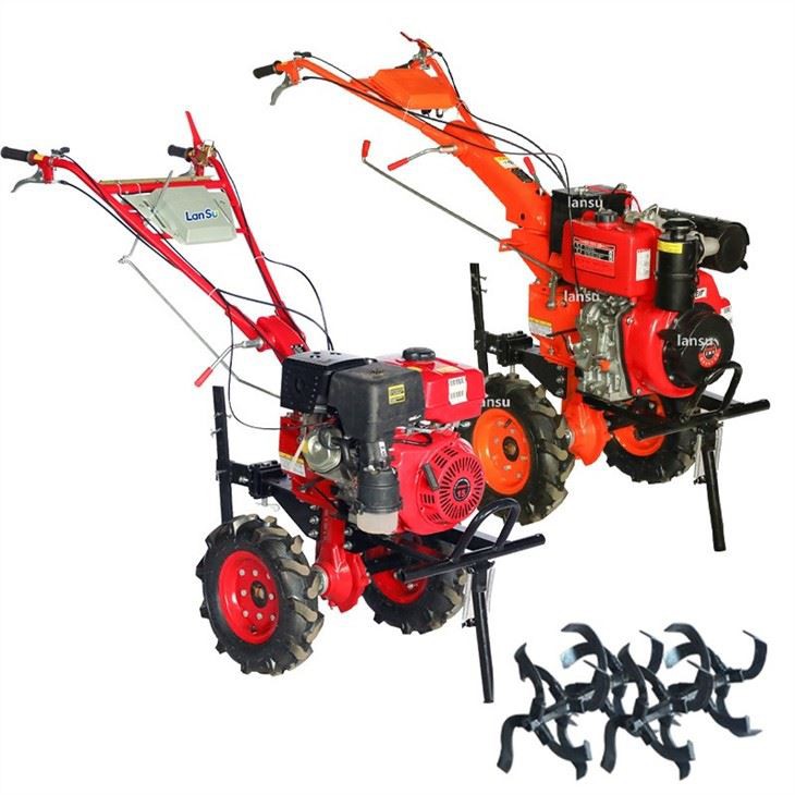 Back Rotary Tiller Cultivator Rotary Petrol Mini Power Tillers Tiller