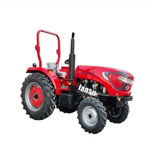 Farmer Good At Ploughing By Using Tractor Low Price High Quality