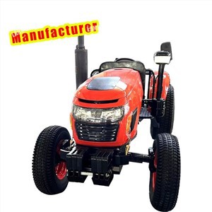 Four Wheel Tractor Trenching Machine Agriculture Tractor With Cabin