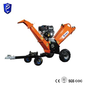 Gasoline Engine Tree Branch Wood Chipper Shredder Wood Chipper Machine