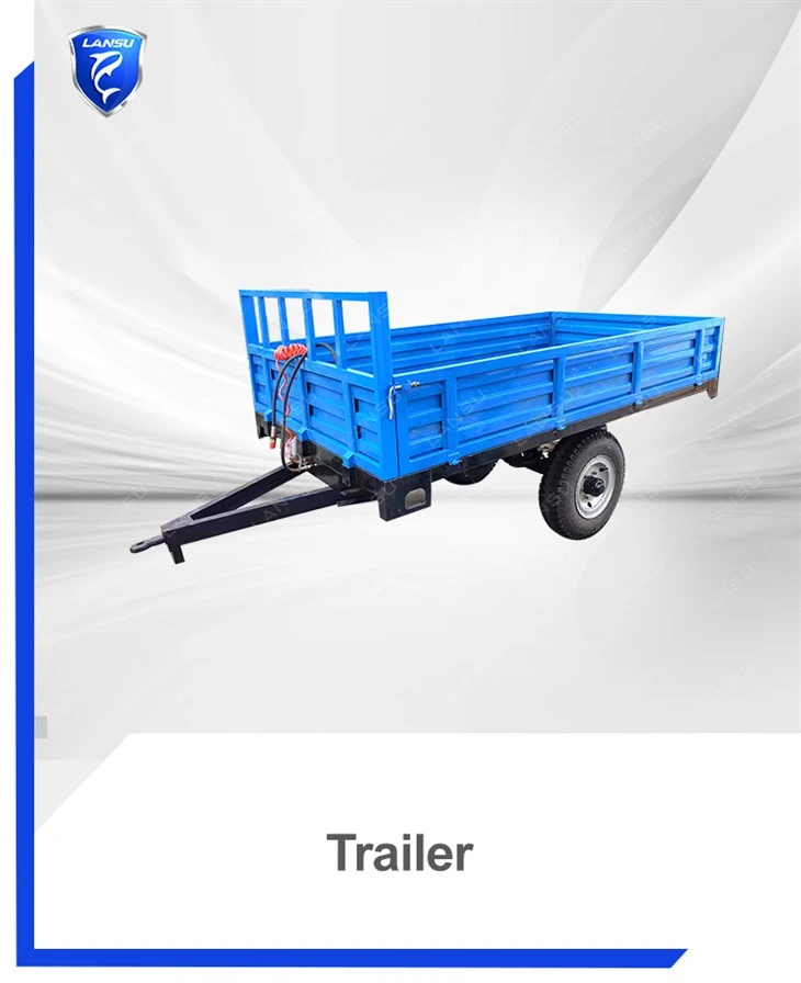 Single And Double Axle Load Heavy Agricultural Trailer