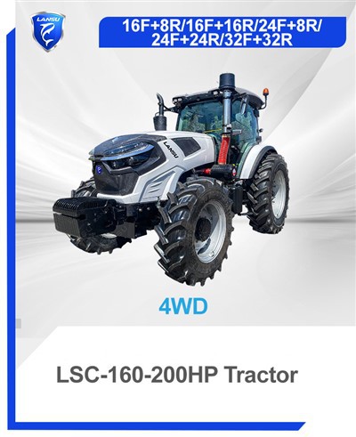 LSC160HP LANSU Tractor Agricultural Farming Agricultural Tractors 4x4 Farm Agricol