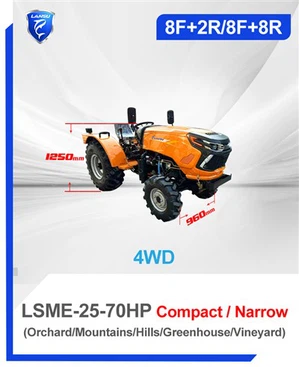 Narrow Rectangular Orchard Tractor